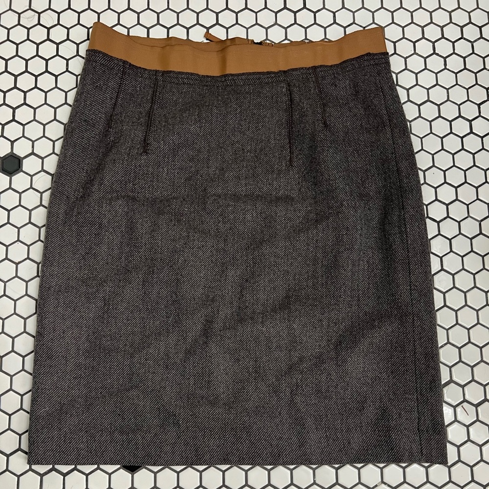 Loft wool blend lined skirt size 4